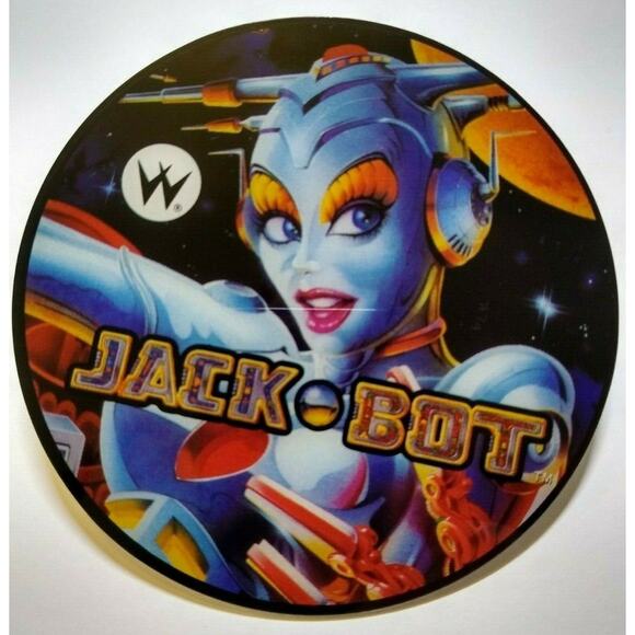 Jackbot COASTER Pinball Original UNUSED Plastic Bride Of Pinbot Robot 1995 - Picture 2 of 4